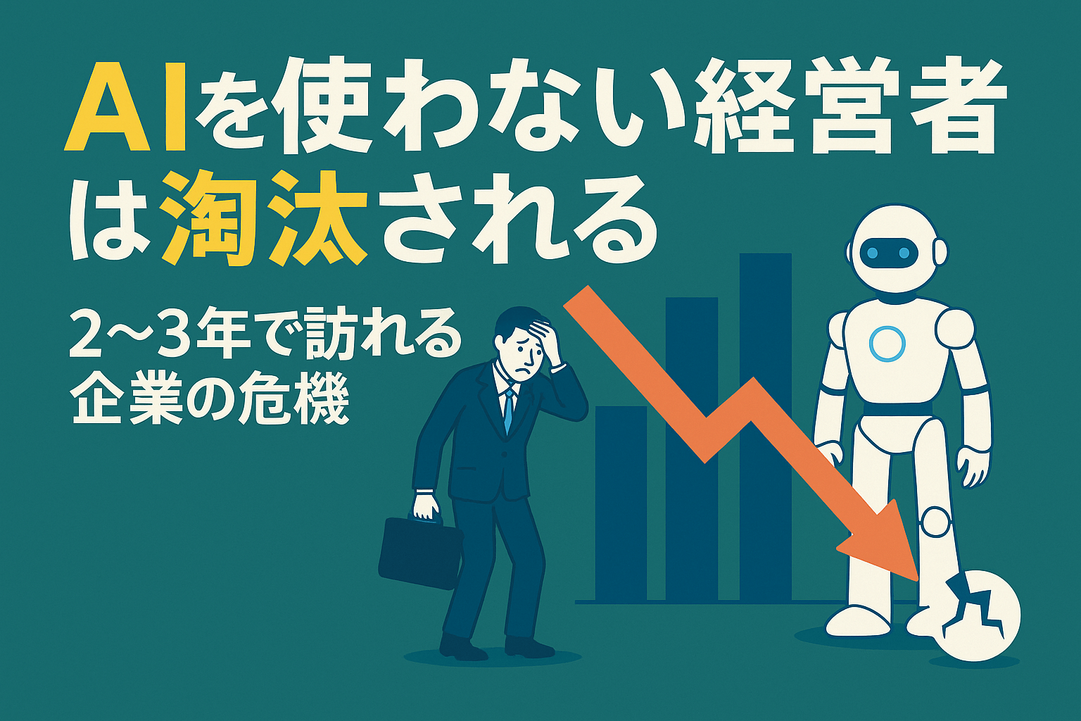 AIを使わない会社・経営者は淘汰される：2〜3年で訪れる企業の危機