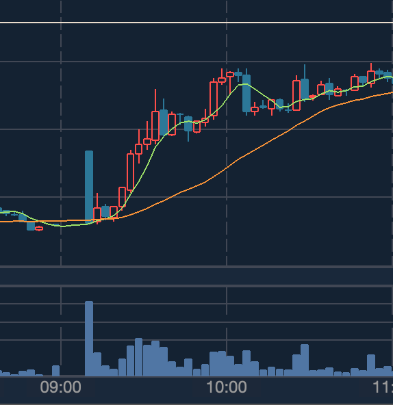 AIトレード判定に使用したチャート1