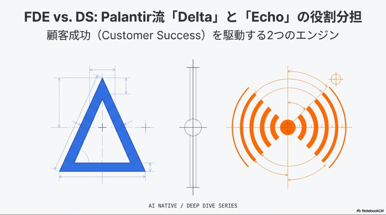 FDEとDS（Deployment Strategist）の違い｜Palantir流「Delta」と「Echo」の役割分担