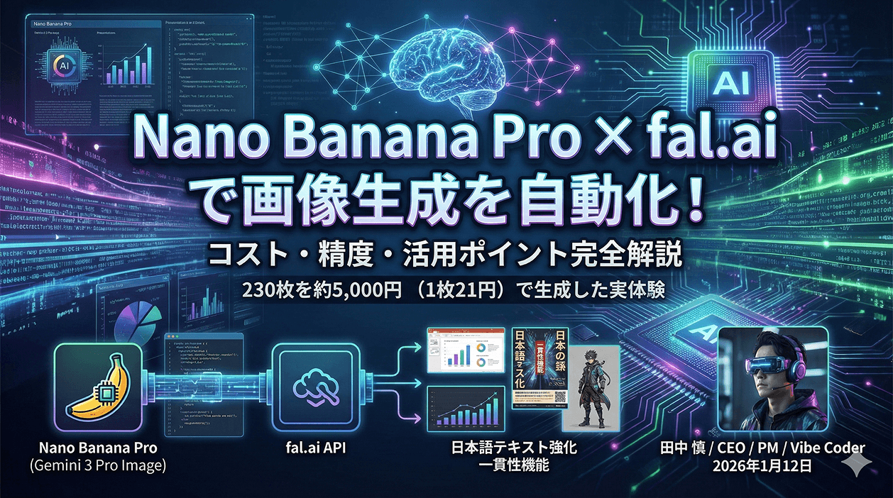 Nano Banana Pro × fal.aiで画像生成を自動化！コスト・精度・活用ポイント完全解説